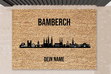 Fußmatte Bamberg Skyline